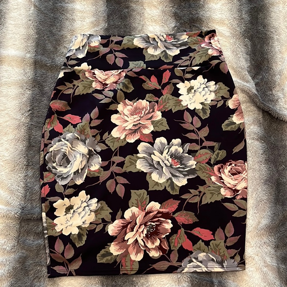 Floral Pencil Skirt